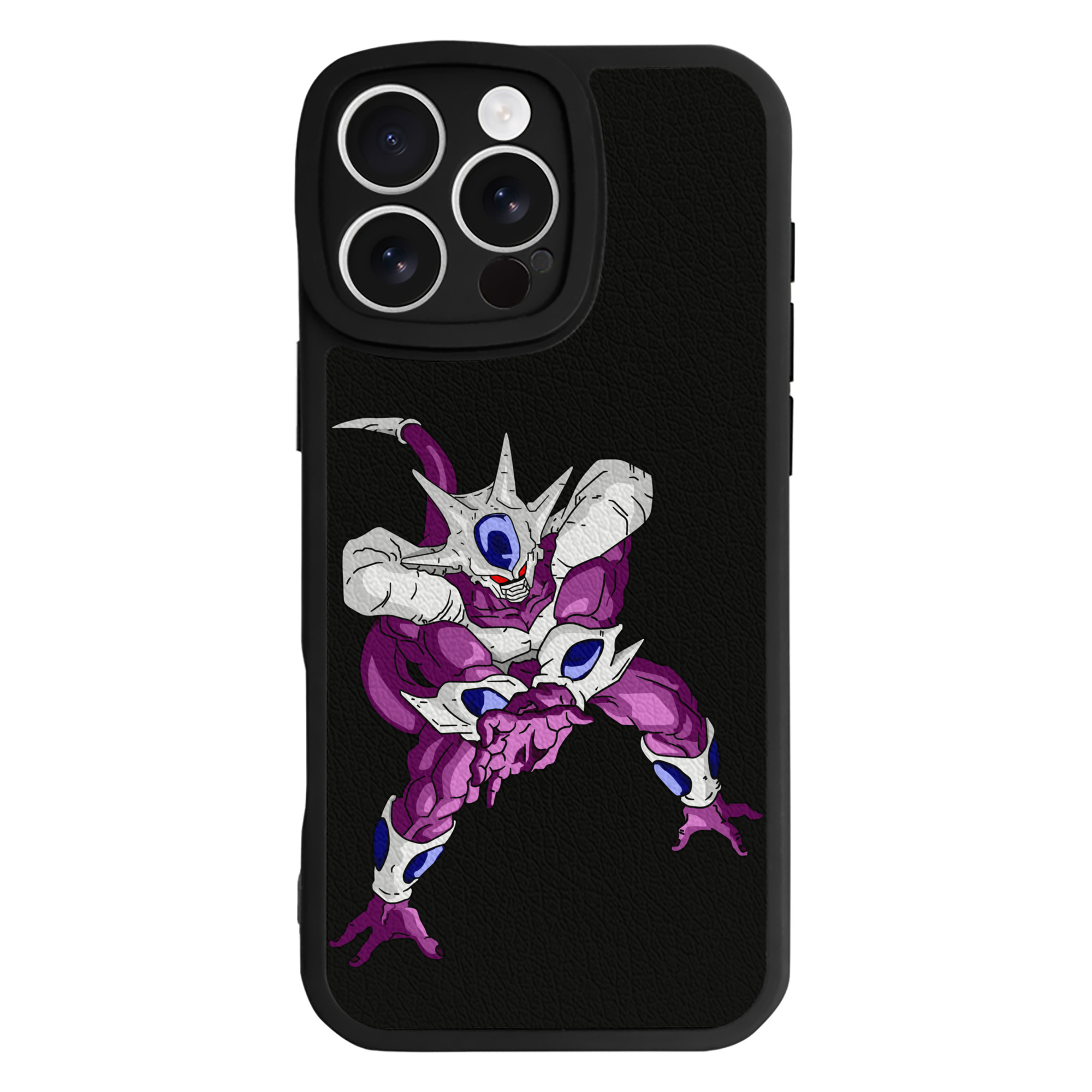 （画像用） ドラゴンボール クウラ DRAGON BALL Cooler Coora 【iPhone 16シリーズ対応】シリコンスマホケース（レザー調） 材質：シリコン